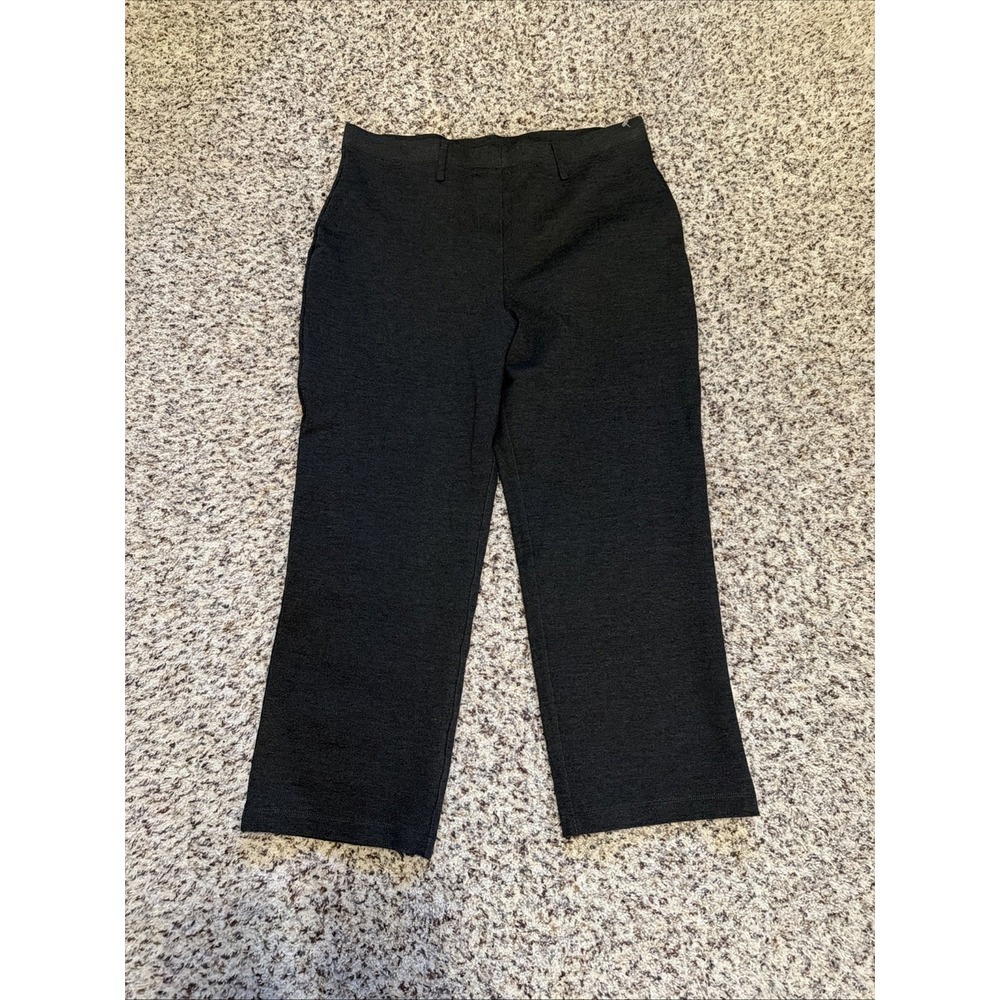 Quince Women's Gray  Solid Pants Regular Sz XL 25" Inseam Jersey Rayon Blend